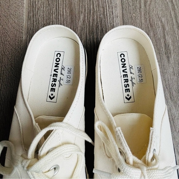 Converse Chuck Taylor unisex Slip On White New Sneakers size M 10.5 W 12.5 - Picture 6 of 16